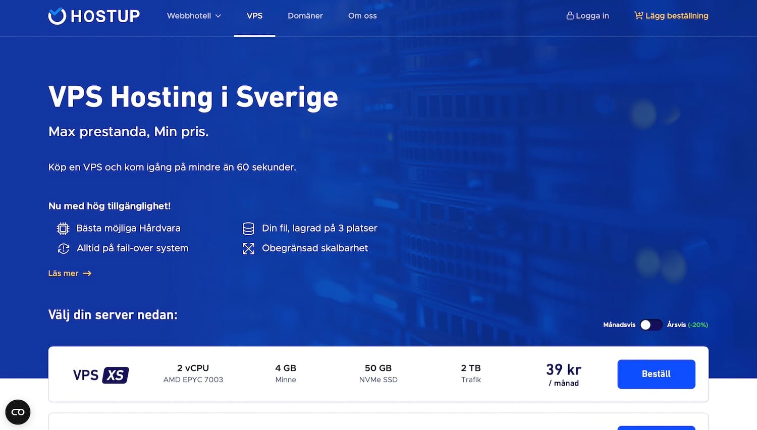 Hostup VPS