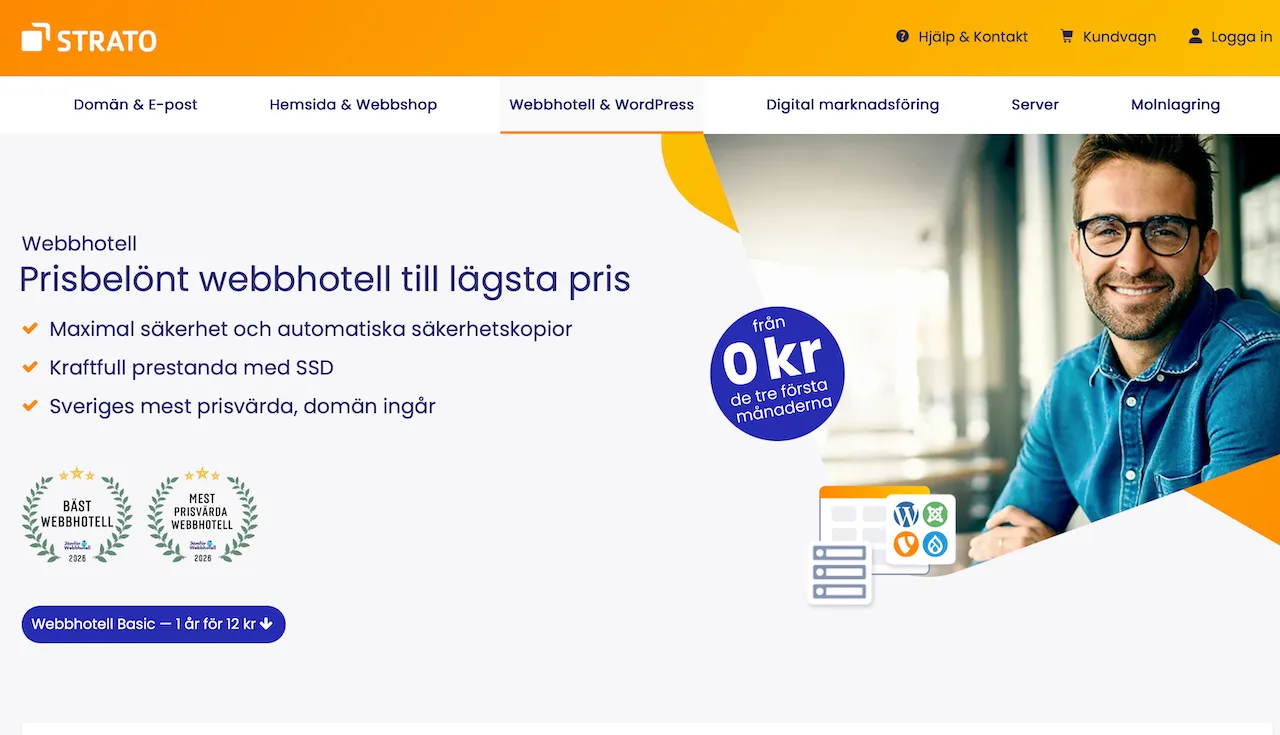 Strato webbhotell