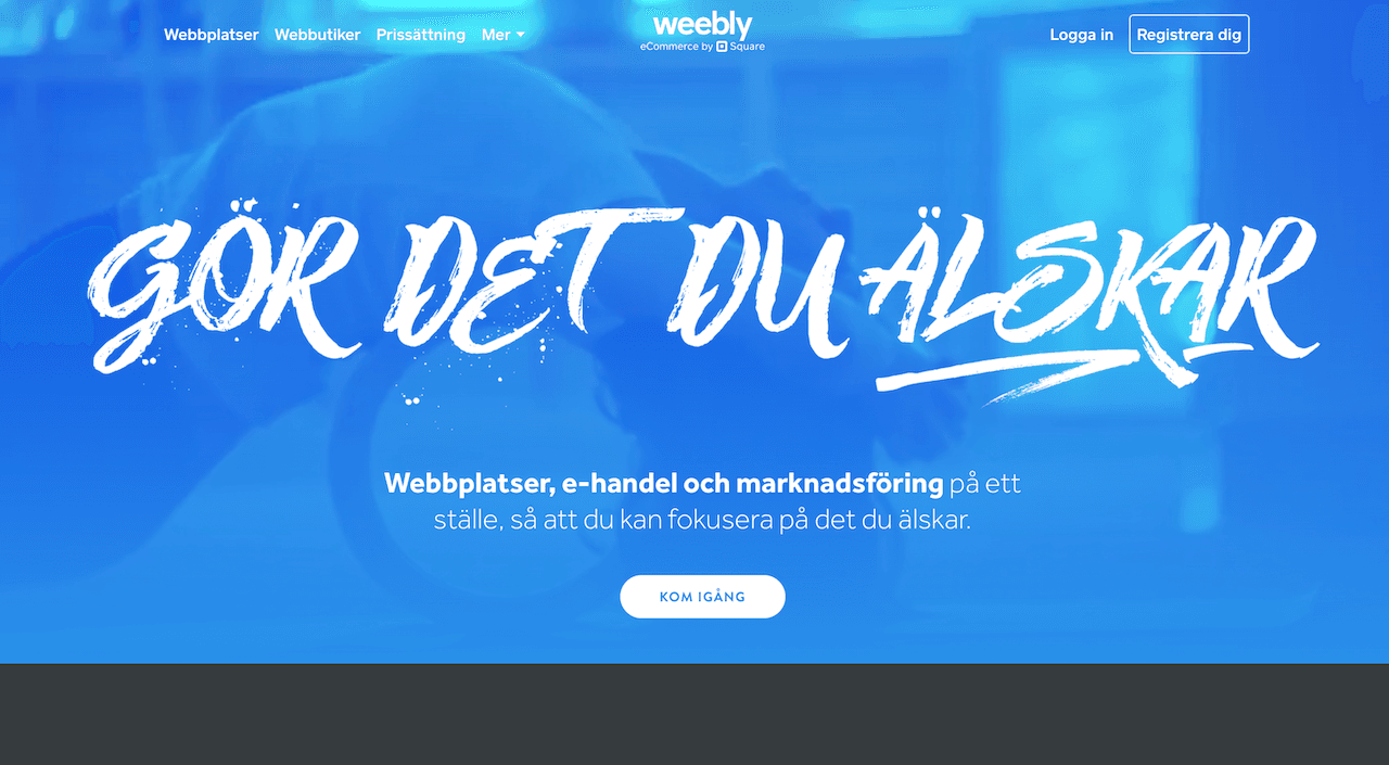 Weebly webbhotell