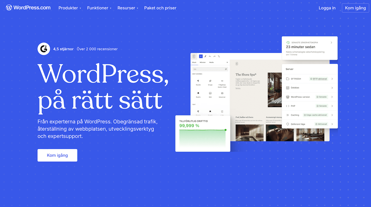 WordPress.com webbhotell
