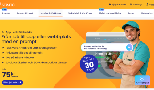 Vi lät Strato AI bygga en hemsida – så bra blev resultatet