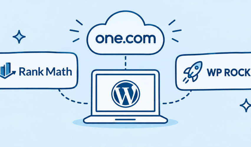 Rank Math, WP Rocket och One.com